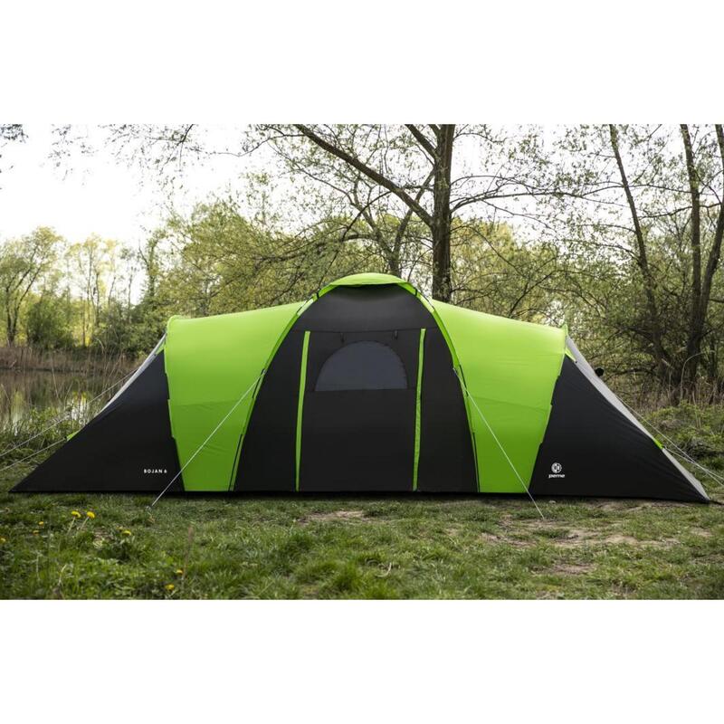 Cort cu bețe Camping Peme Bojan 6 persoane 2 Camere