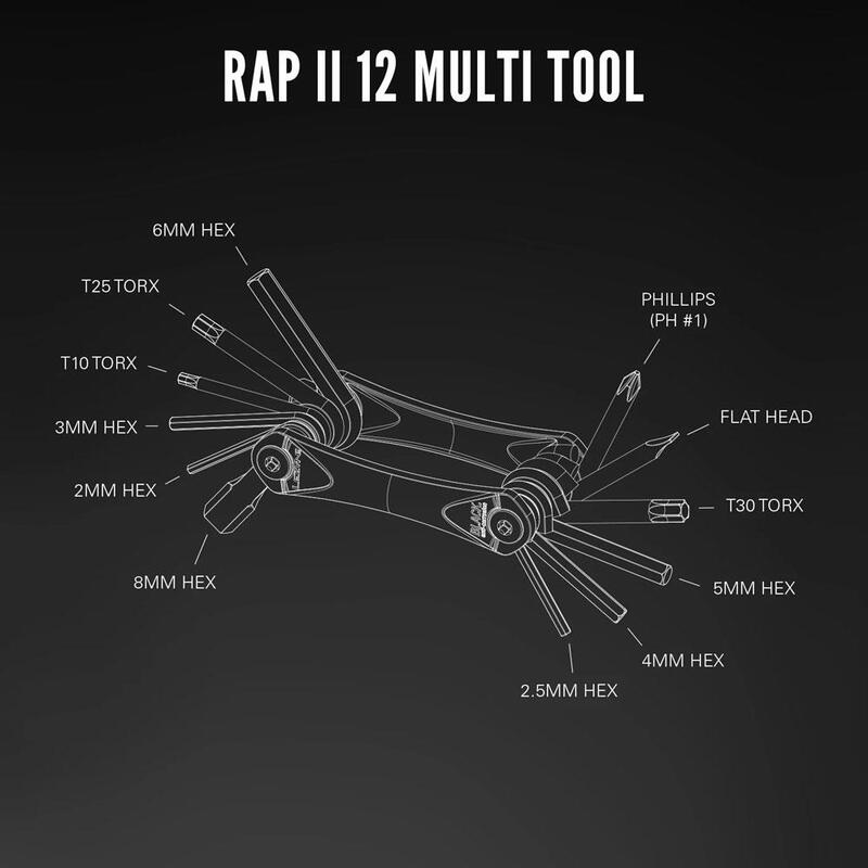 Multi-outils Lezyne RAP II-12