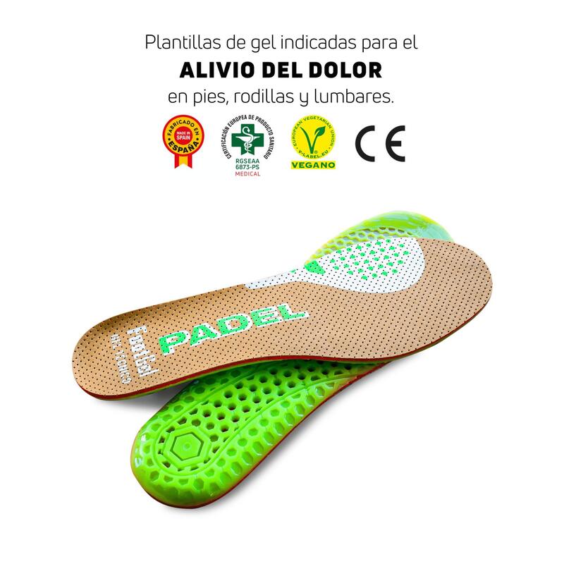 PLANTILLA DE GEL FOOTGEL PADEL