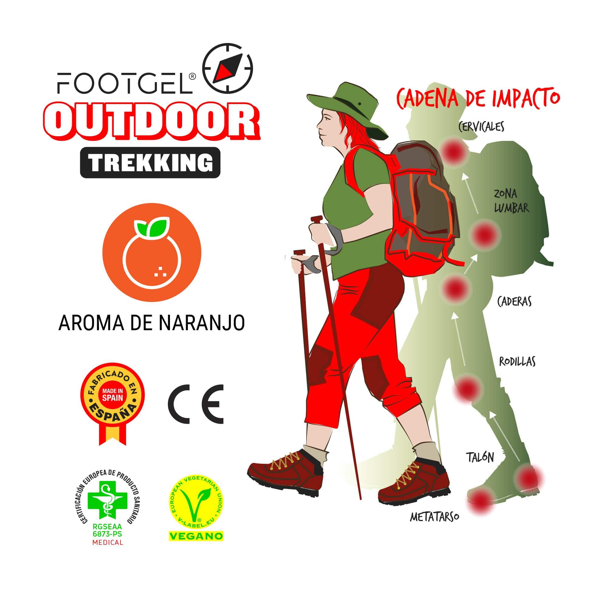 PLANTILLA DE GEL OUTDOOR AROMA NARANJO 3/5