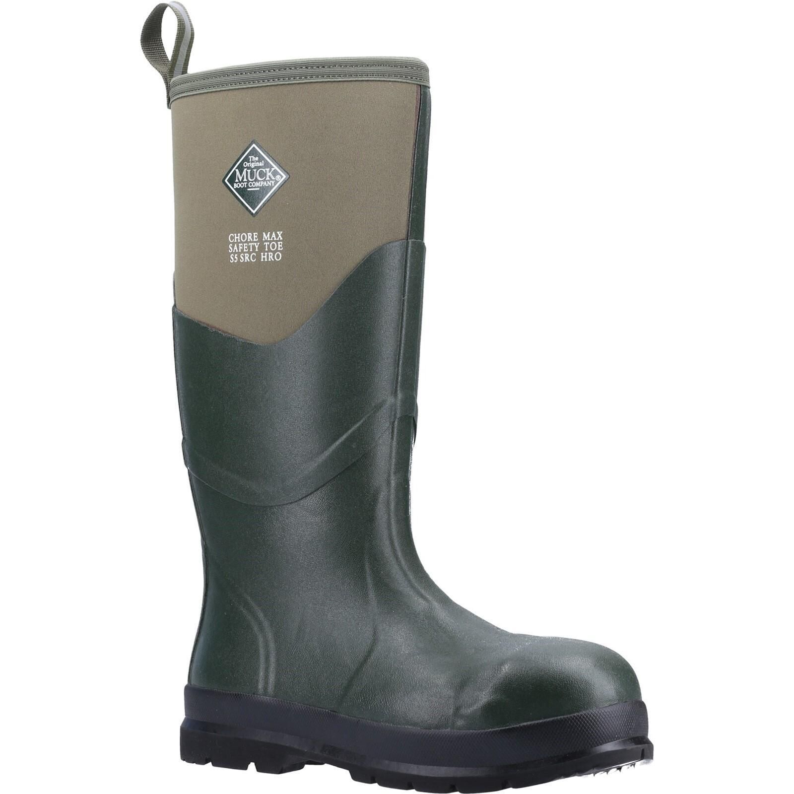 MUCK BOOTS Unisex Adults Chore Max S5 Safety Welllington (Moss)