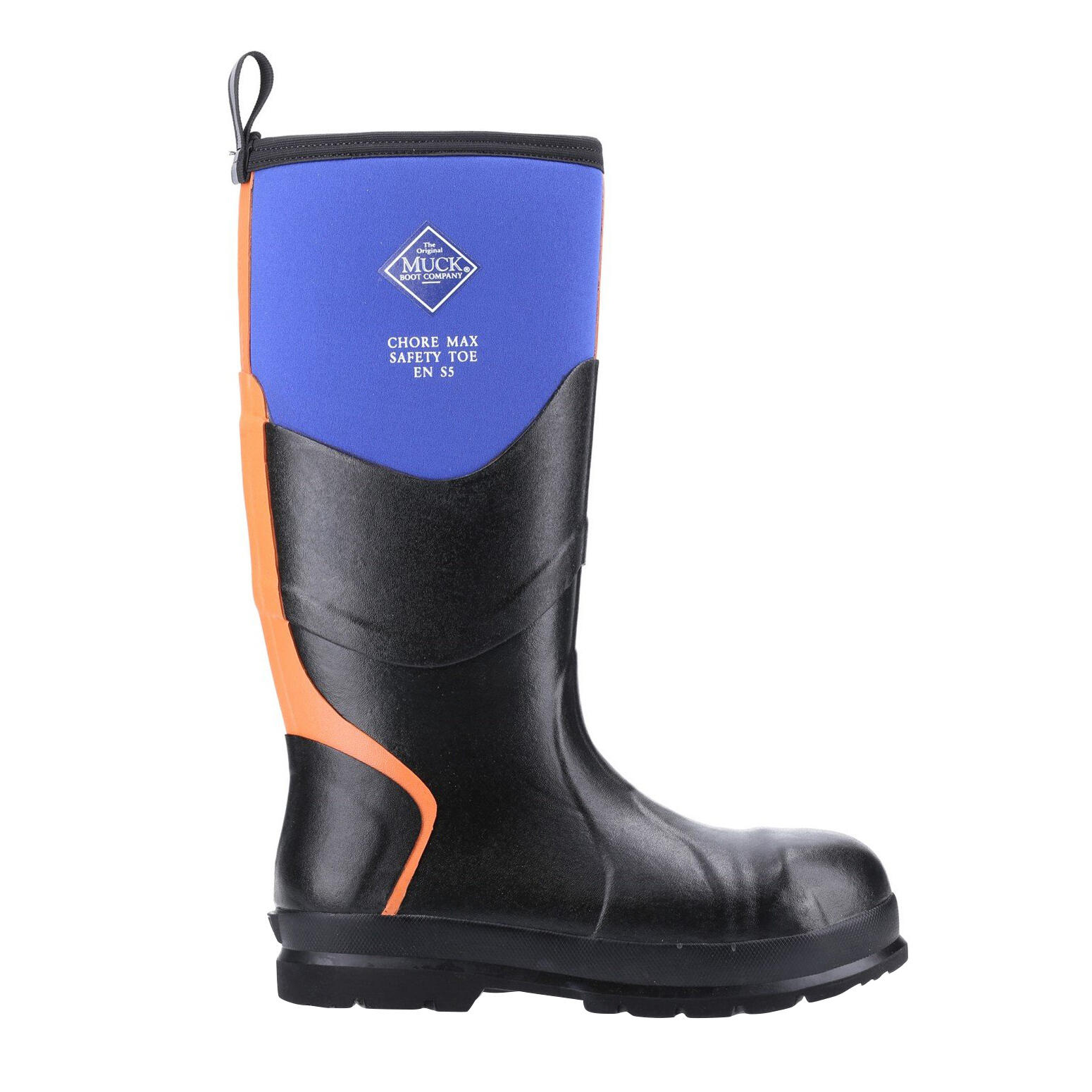 Unisex Adults Chore Max S5 Safety Welllington (Blue/Orange) 3/4