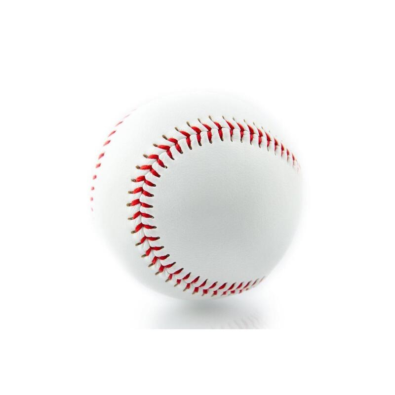 Minge Baseball Abbey, alb/rosu, diam. 7 cm