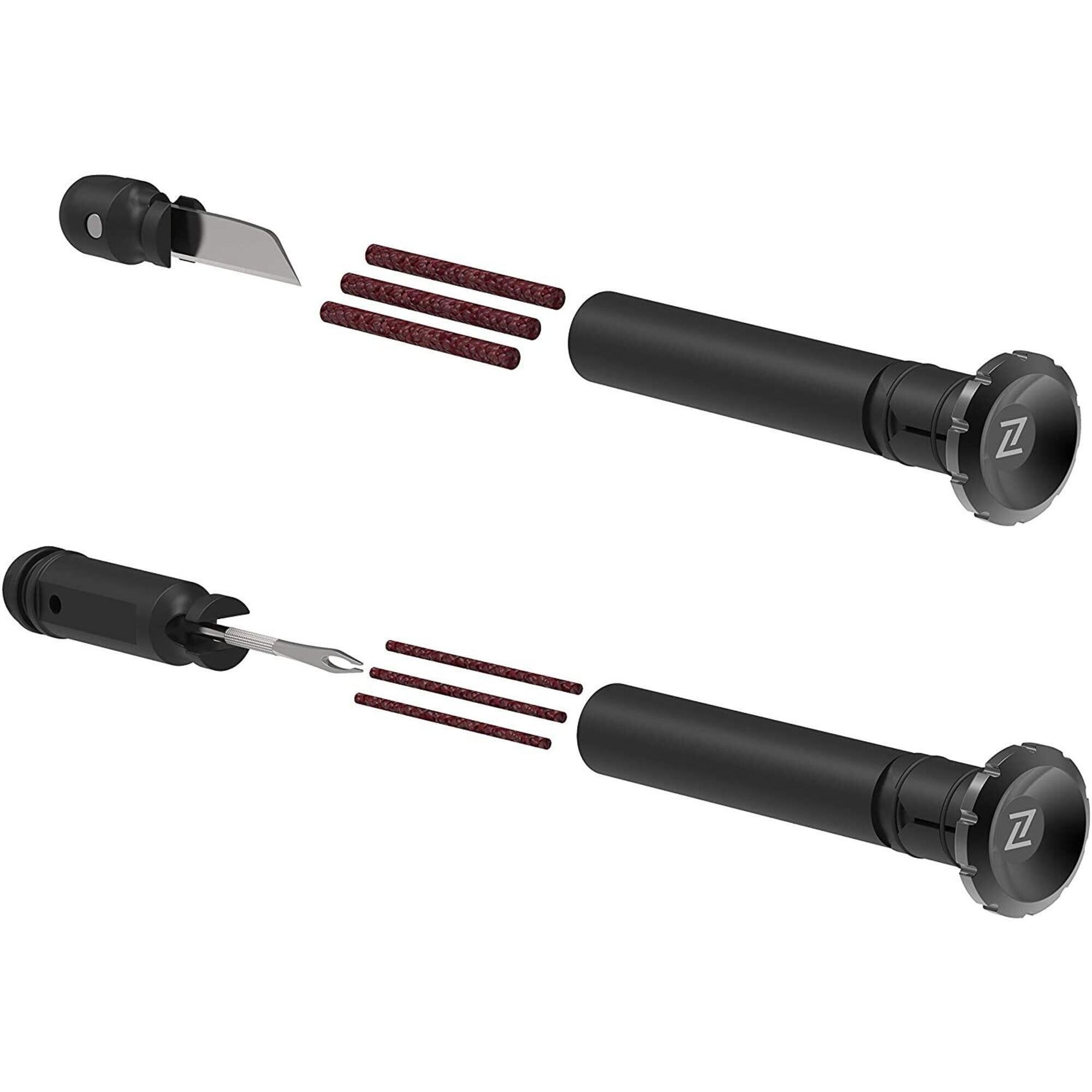 Zefal - Zéfal Z Bar Plugs Repair Intégré Dans Le Cintre Vtt-set De Mèches Et Outils-75g - Tête De Gonflage Vélo - Incolore|noir|rouge - Taille Unique - Decathlon