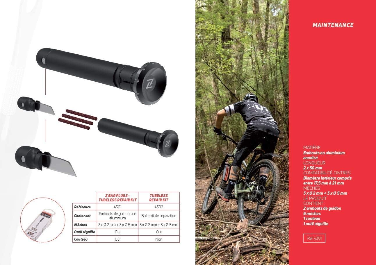 Zéfal Z Bar Plugs Repair Intégré dans Le Cintre VTT-Set de Mèches et Outils-75g 4/7