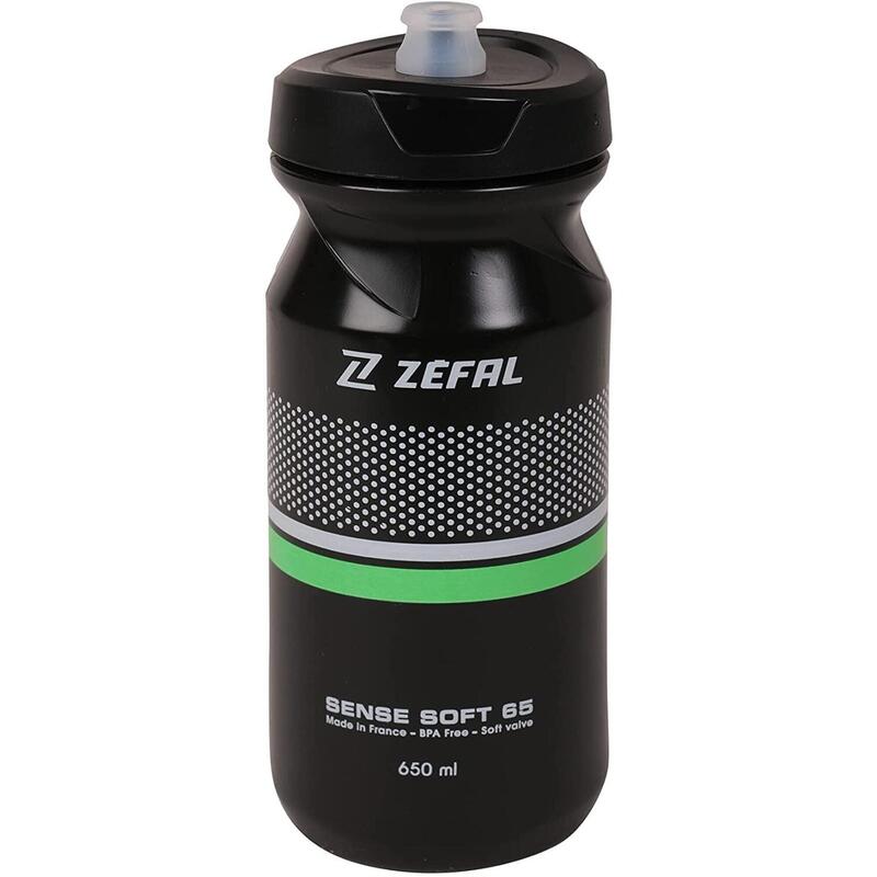 ZEFAL Sense Soft Bidon Vélo Souple Et Inodore - Tétine en Silicone - 650 ml