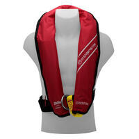 Gilet de sauvetage gonflable automatique 290N avec harnais ESSENTIAL Rouge