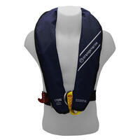 Gilet de sauvetage gonflable manuel 170N avec harnais ESSENTIAL Navy