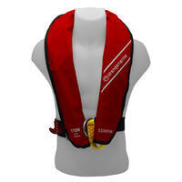 Gilet de sauvetage gonflable automatique 170N avec harnais ESSENTIAL Rouge