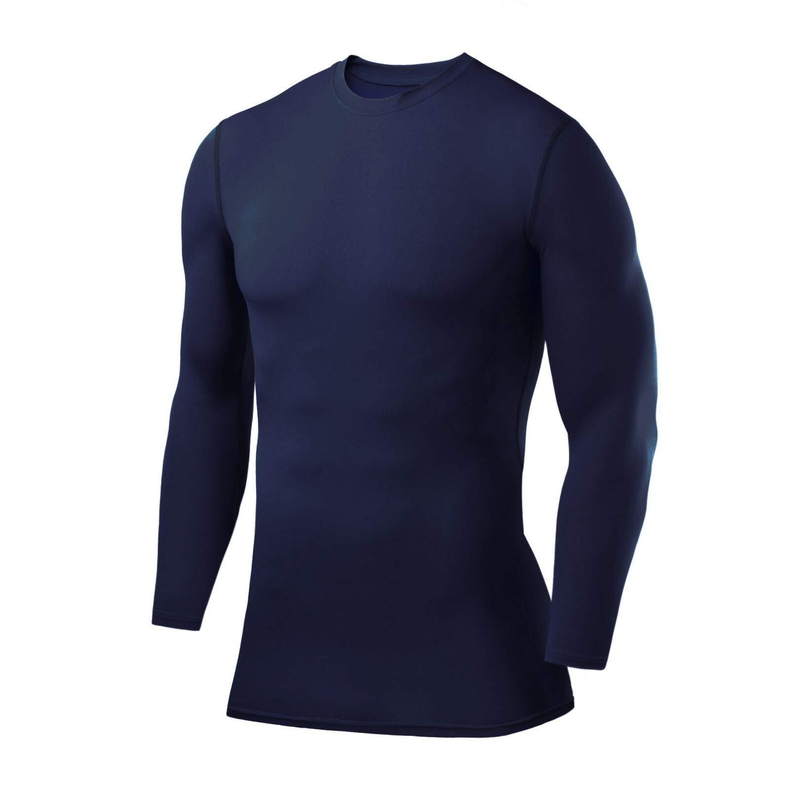 Top girocollo a manica lunga da uomo Baselayer |  Powerlayer