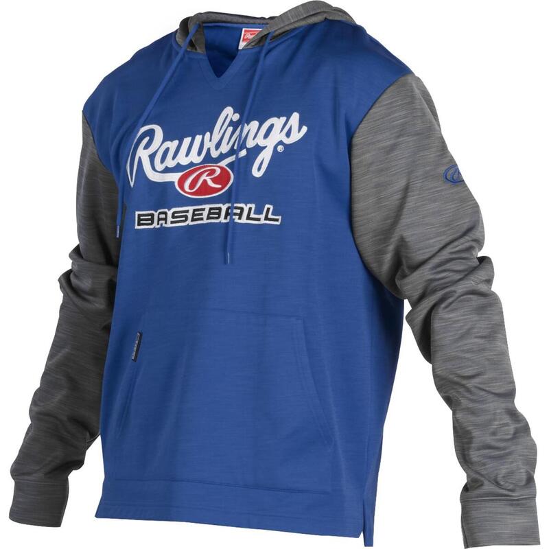 Rawlings PFH2PRBB Fleece Hoodie L Royal