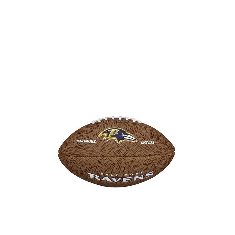 Wilson F1533XB Mini club des Ravens avec logo de l'équipe NFL
