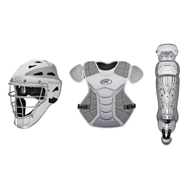 Rawlings VCSY Velo Catcher's Set Youth Color Blanc/Argenté