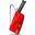 Under Armour UASB-CBS Cutter BB/SB Bat Sling Color Scarlet