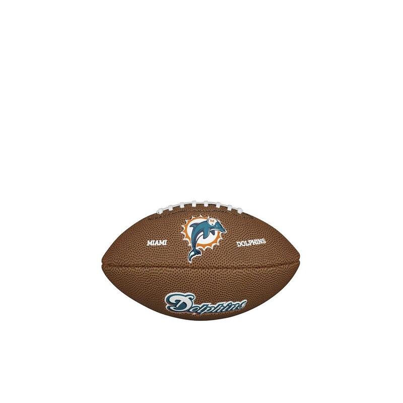 Wilson F1533XB Mini club Dolphins avec logo de l'équipe NFL