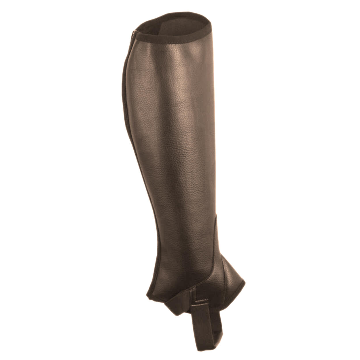 SAXON Unisex Equileather Half Chaps (Brown)