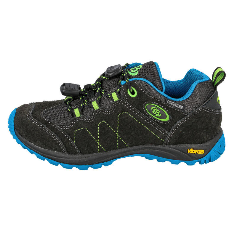 Wanderschuh Outdoorschuh Bergen Low Jungen in grau