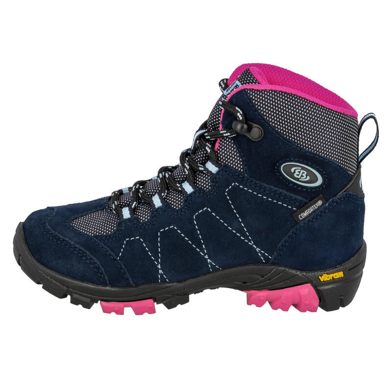 Wanderschuh Outdoorstiefel Bergen High Mädchen in blau