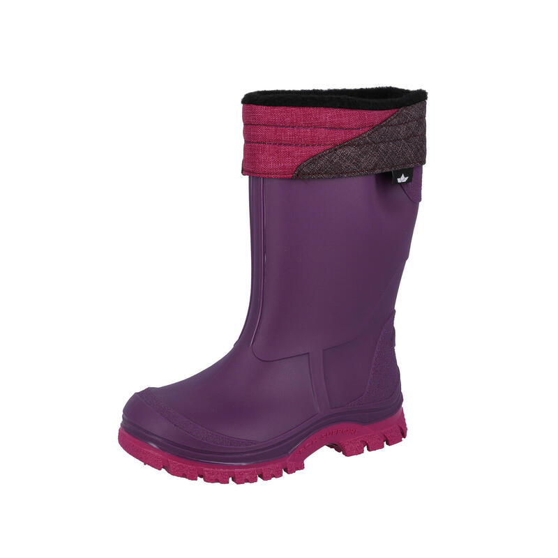 bottes en caoutchouc violet Filles Robby