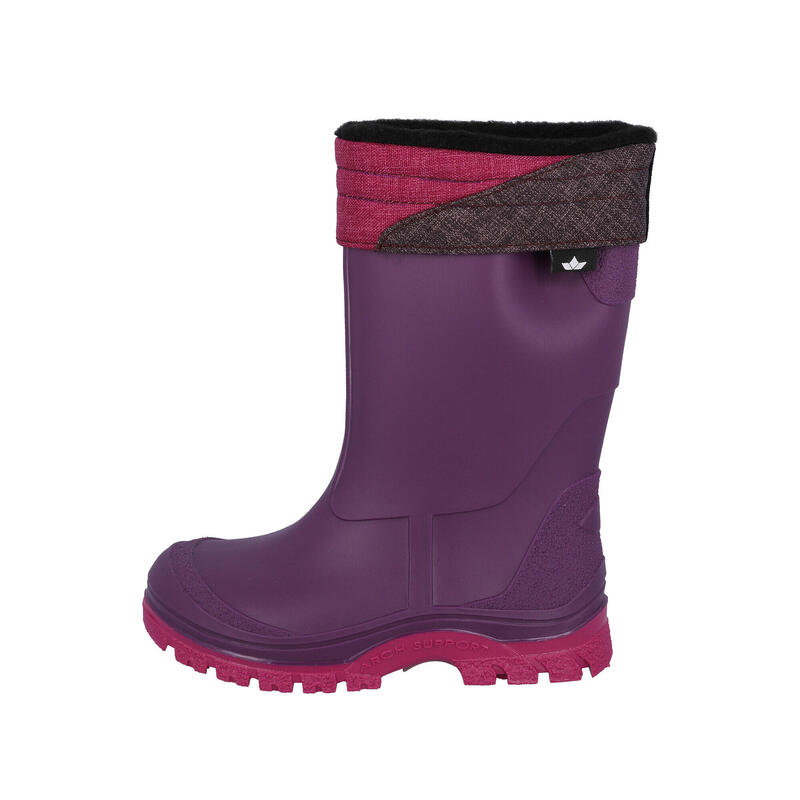 bottes en caoutchouc violet Filles Robby