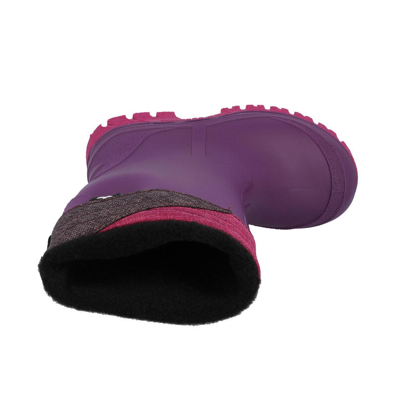 bottes en caoutchouc violet Filles Robby