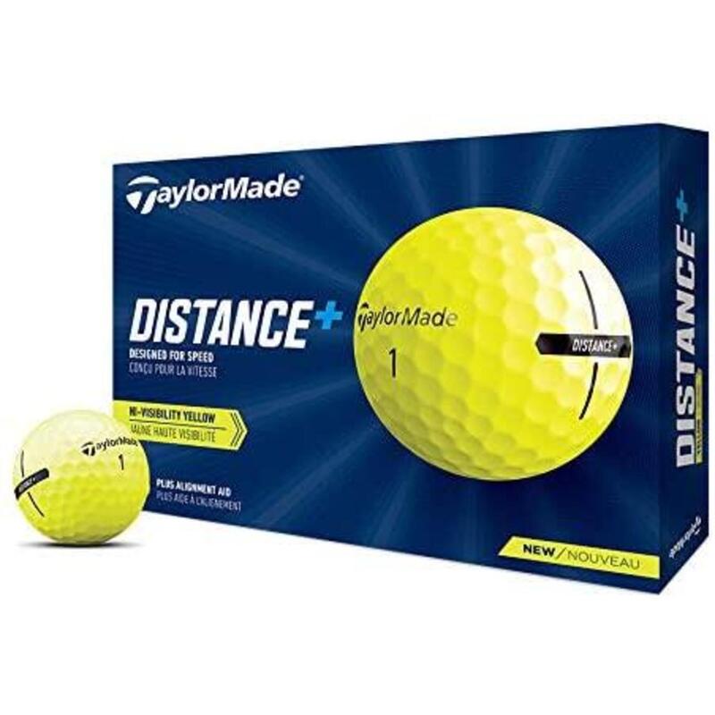 BALLE DE GOLF DISTANCE+ X12 GEEL