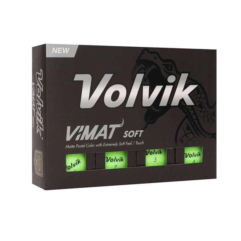 BALLE DE GOLF VOLVIK VIMAT X12 VERT