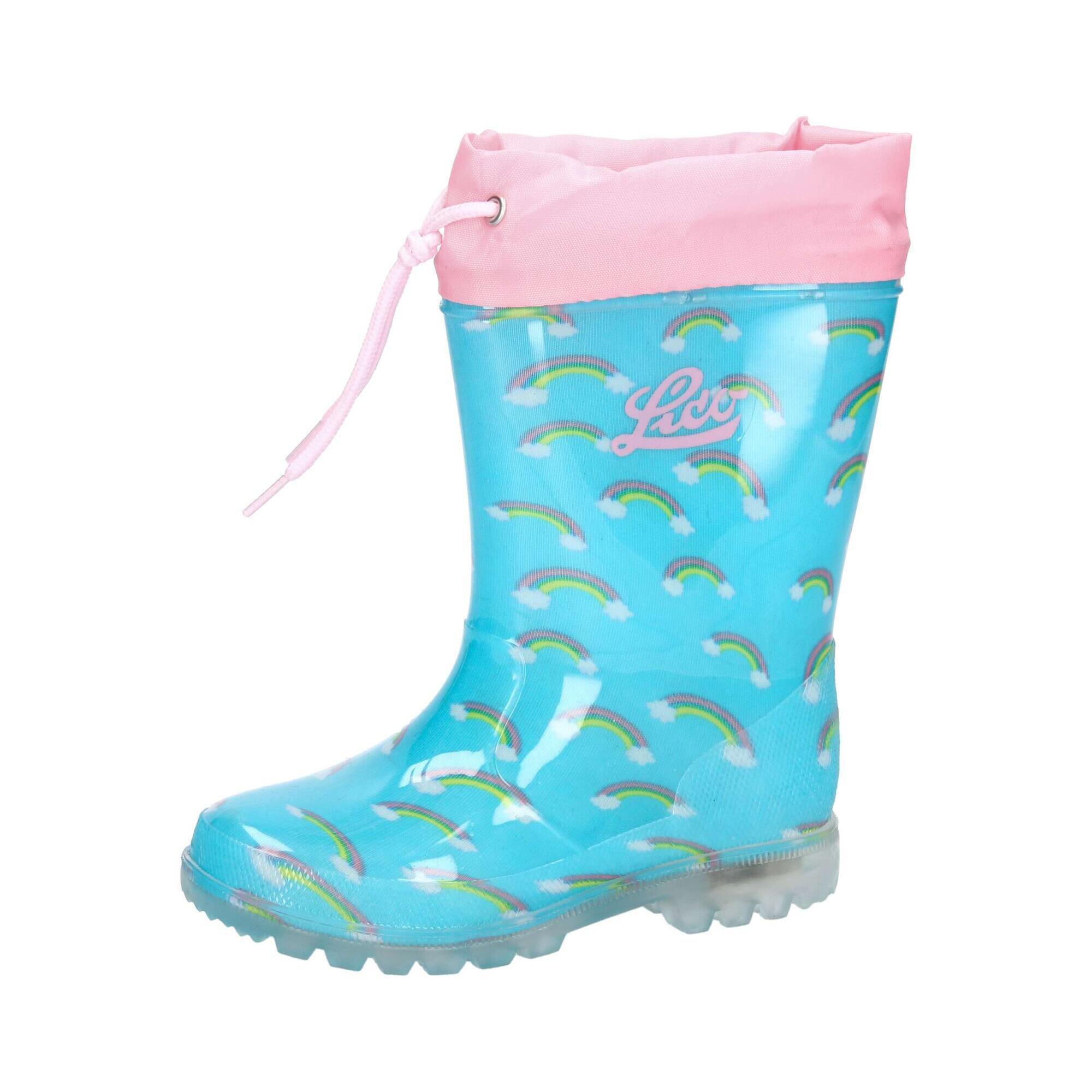 LICO Gummistiefel Mädchen Slipper LICO Power Blinky