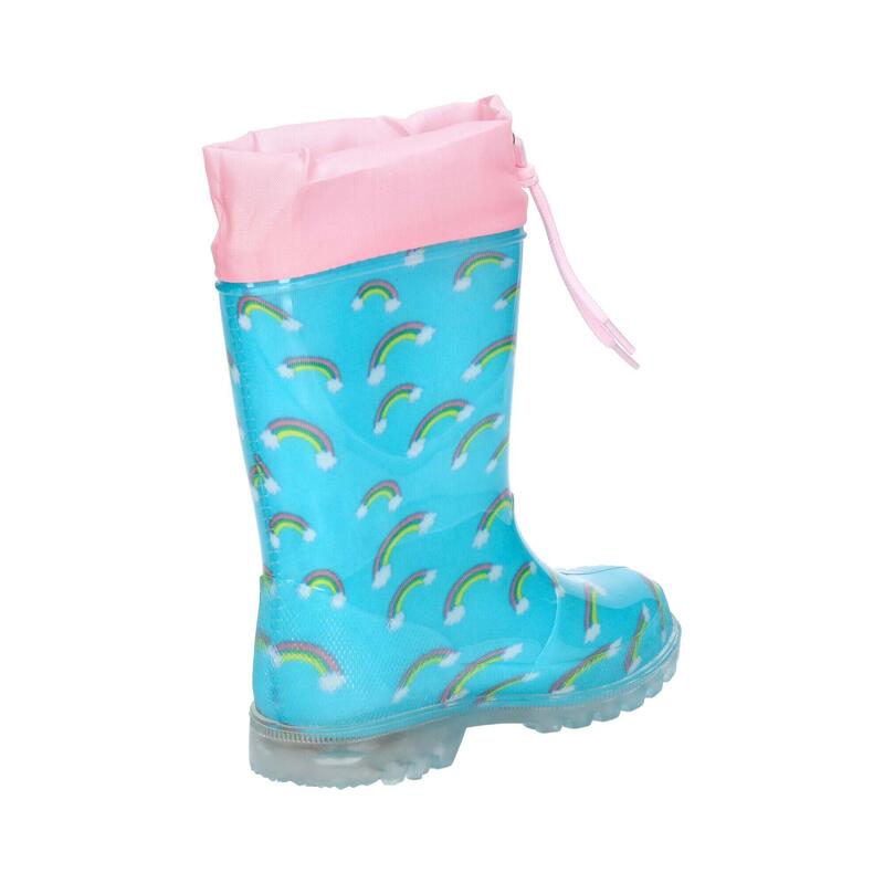 bottes en caoutchouc Bleu Filles Power Blinky