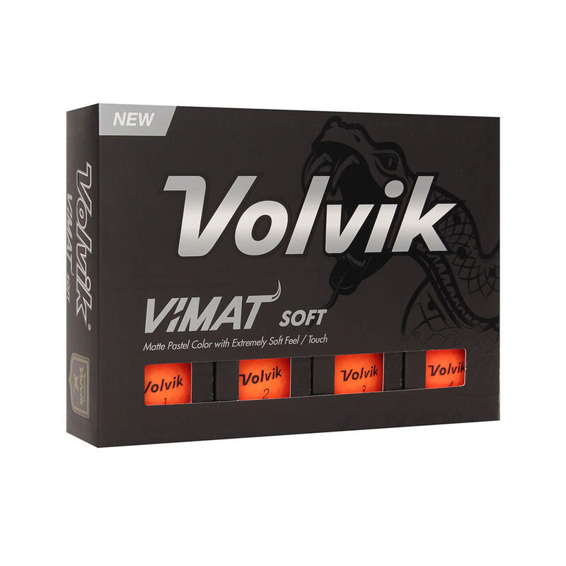 PELOTA DE GOLF VIMAT X12 NARANJA