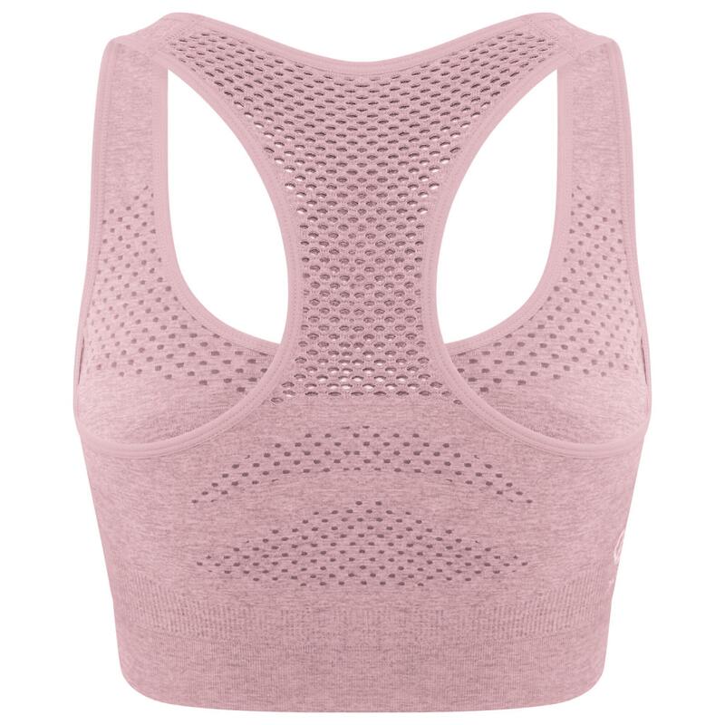 Reggiseno Sportivo Donna Dare 2b Don't Sweat It II Rosa Cipria