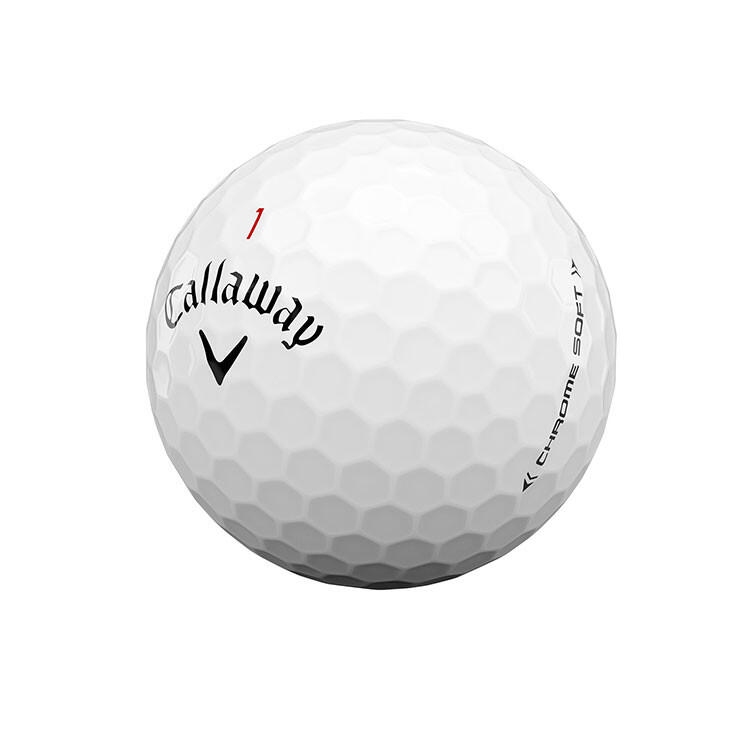 Caja de 12 Pelotas de golf Callaway Chrome Soft Blanches