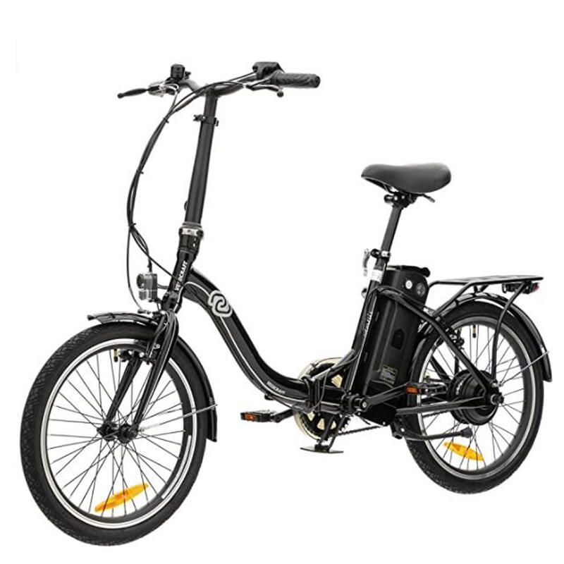 Elektrische vouwfiets Nemesis lage instap zwart 13 Ah