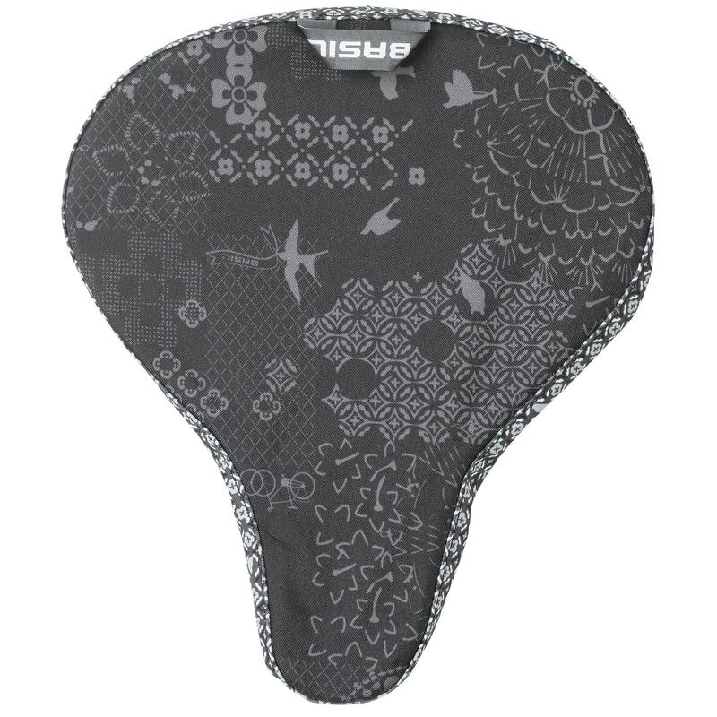 Basil Bohème - Housse de selle imperméable - Charbon