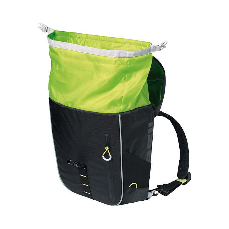 BASIL Sac de rangement individuel"Miles" - noir/citron vert