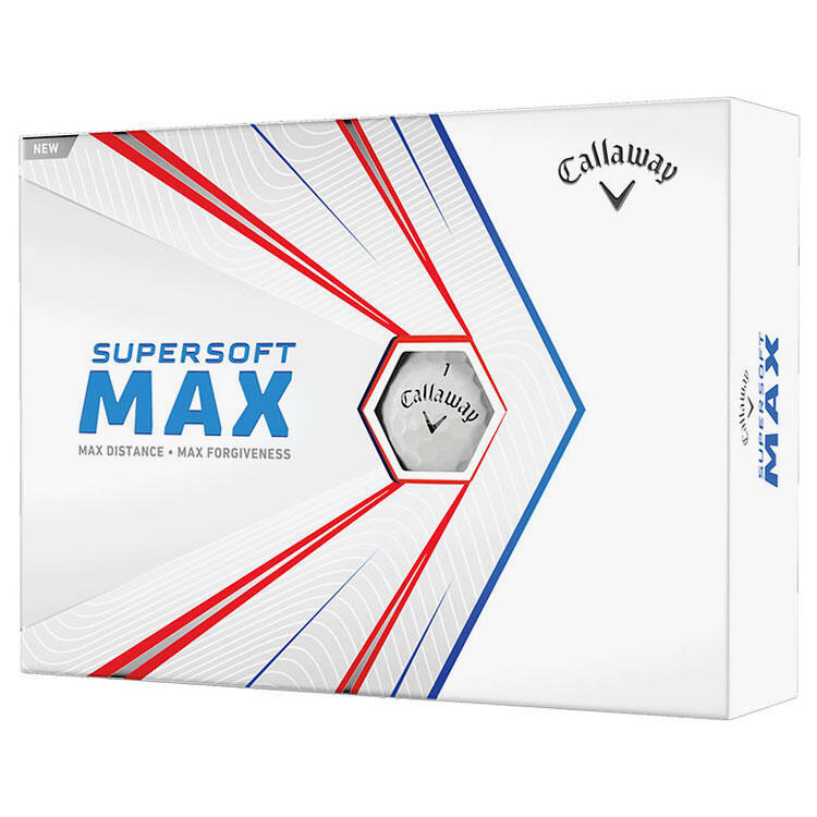 BALLE DE GOLF SUPERSOFT MAX X12 BLANC