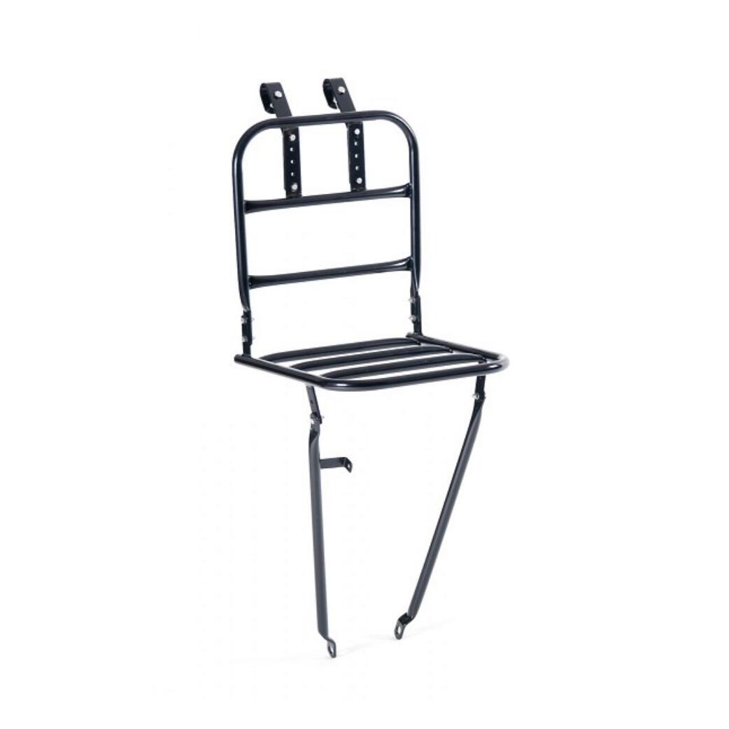 FALKX Transport voordrager PTT mat zwart, RVS boutjes. Afm: 30x30 cm 1/1