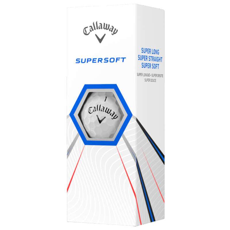 PELOTA DE GOLF SUPERSOFT X12 BLANCO