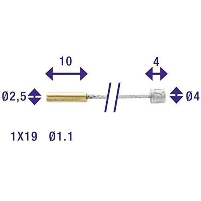 Structure de câble d'intérieur Universal 3 mètres en acier inoxydable argent