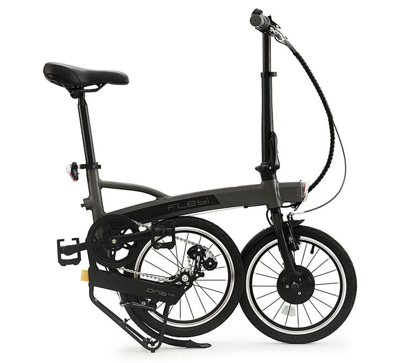Bicicleta eléctrica muito leve e dobrável Flebi Evo 3.0 titanium