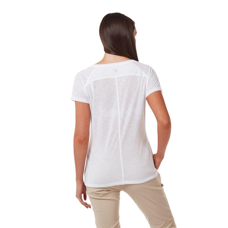 Tshirt manches courtes GALENA Femme (Blanc)