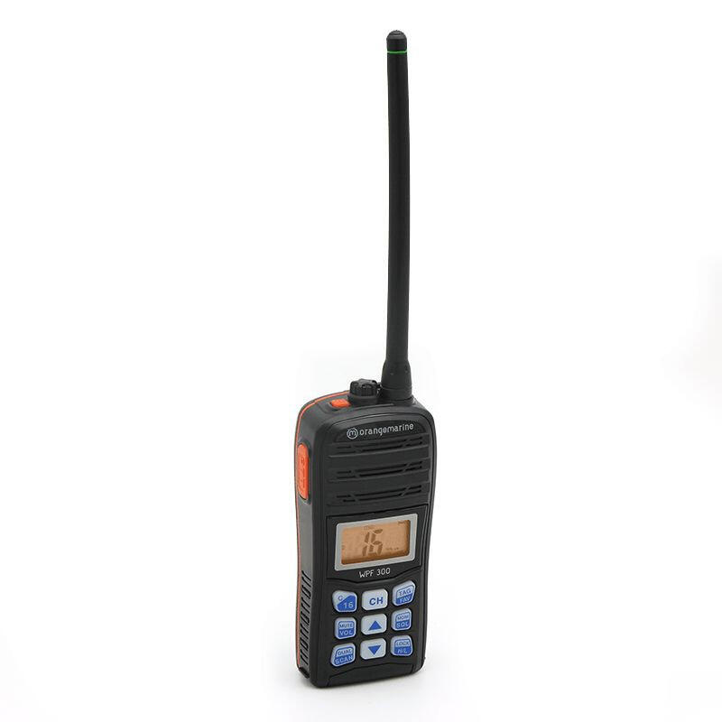 VHF portatile ORANGEMARINE WPF 300 impermeabile e galleggiante