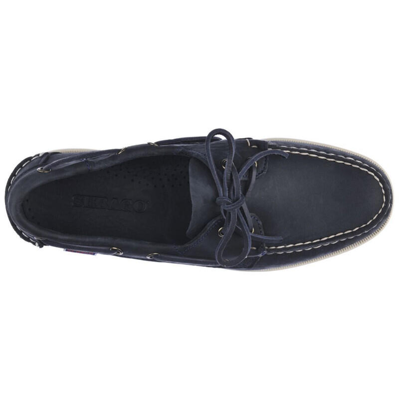 Sapato de barco masculino DOCKSIDES Portland Crazy azul marinho