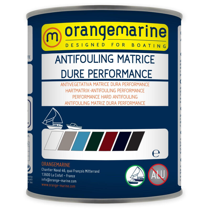 Antifouling ORANGEMARINE Hartmatrix LEISTUNG