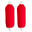 Chaussette pare-battage série MINI - rouge - mini (x2) - 40 x 12 cm (LxD)