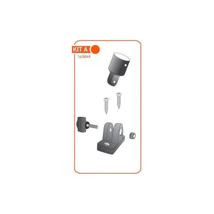 Kit A - pièces détachées pour bimini alu anodisé (base de fixation)