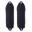 Chaussette pare-battage série MINI - noir - mini (x2) - 40 x 12 cm (LxD)