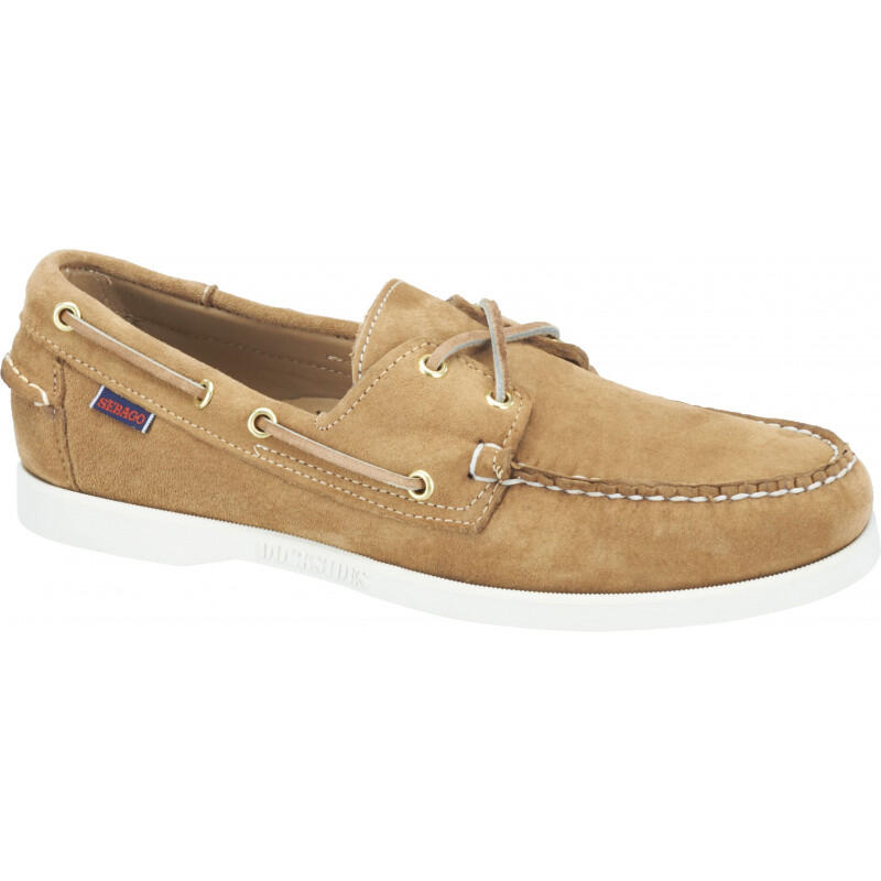 Chaussure bateau Homme DOCKSIDES SUEDE Portland Beige Semelle