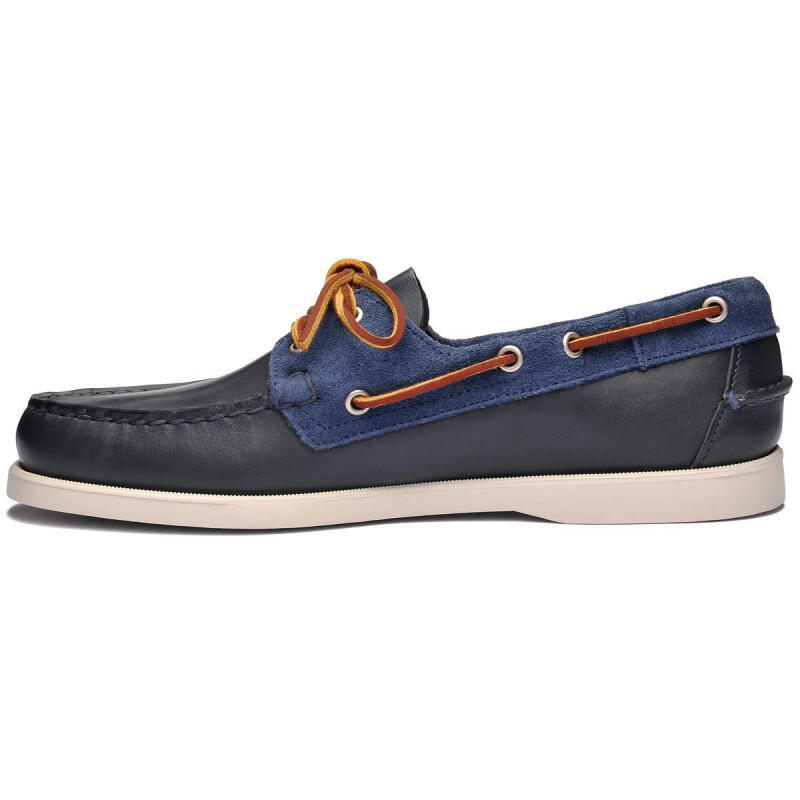 Scarpa da barca da uomo SEBAGO Portland Winch blu navy / camoscio bianco sporco