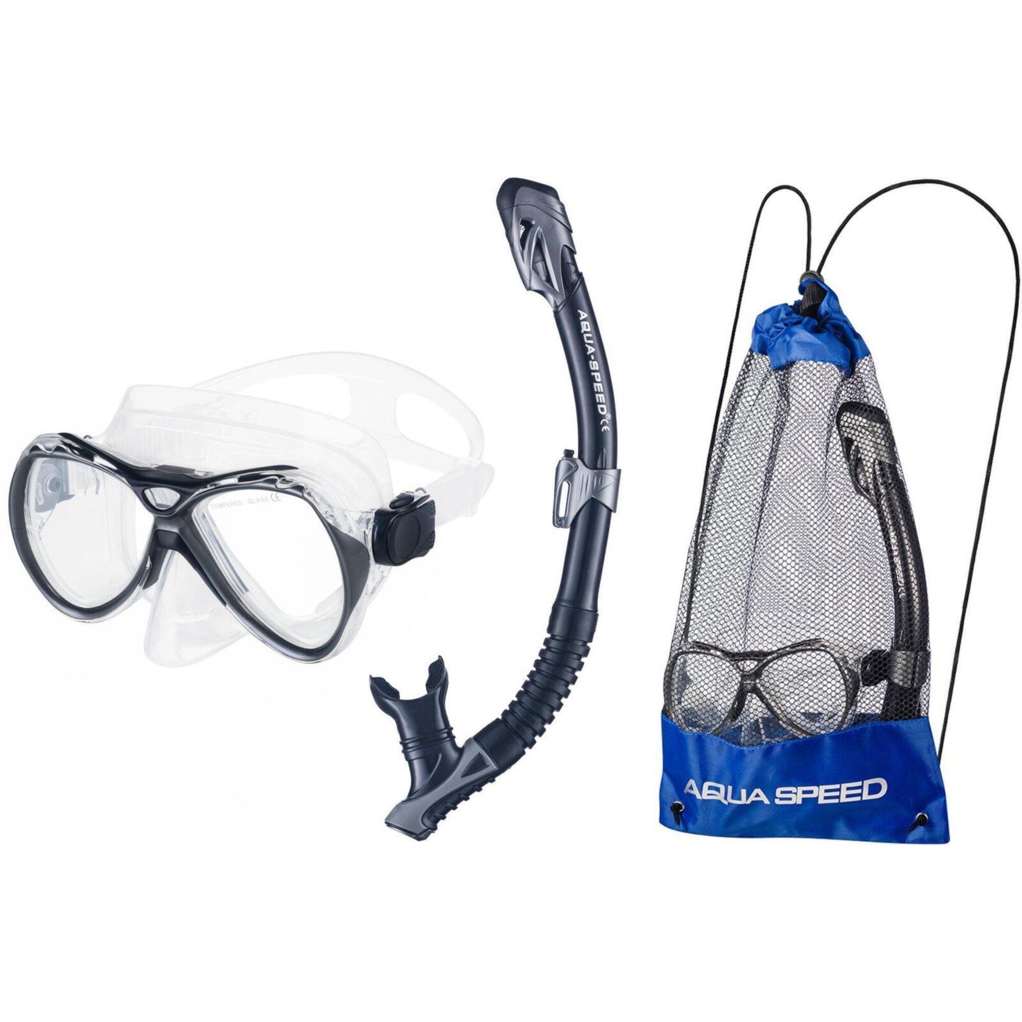 AQUA SPEED AQUA-SPEED Manus + Borneo snorkelset